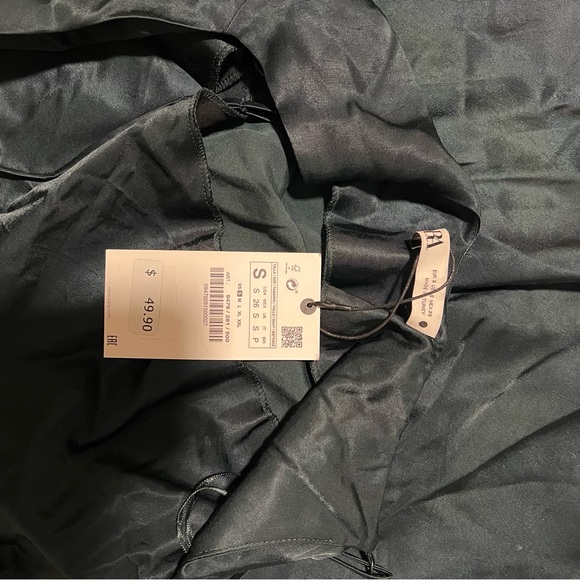 Zara Slip Dress - emerald green - Picture 4 of 5